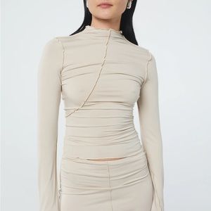 The Line By K Zane Top Oat Sz M